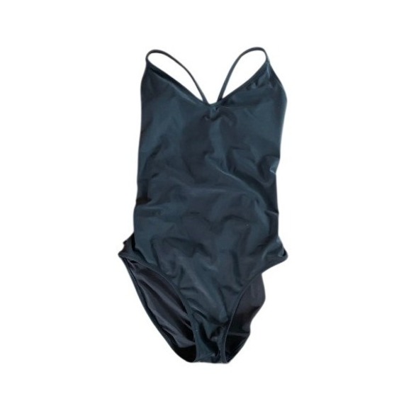 aerie Other - Aerie Black‎ One Piece Swimsuit Lace Up Back Women's Size M